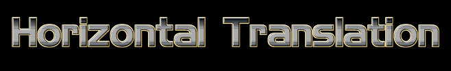 Horizontal Translation