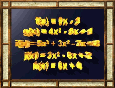 Polynomial Functions In An Exaggerated 3D Motif