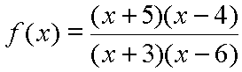 rational function, factored